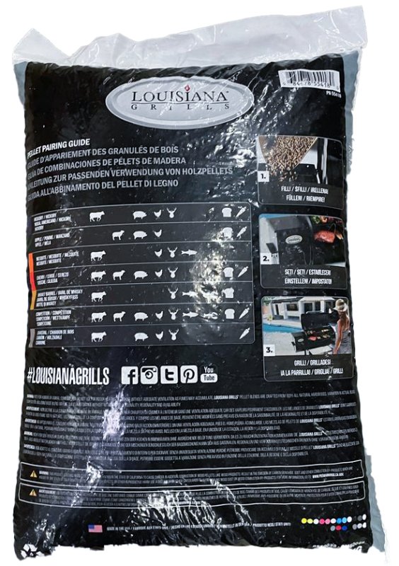 Louisiana Grills Hartholz Pellets - Charcoal Blend - 18 kg