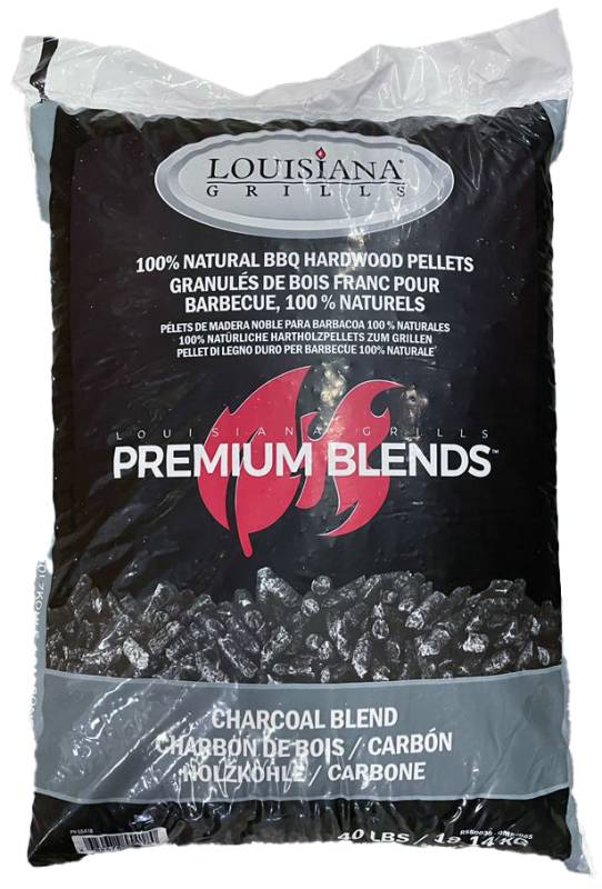 Louisiana Grills Hartholz Pellets - Charcoal Blend - 18 kg