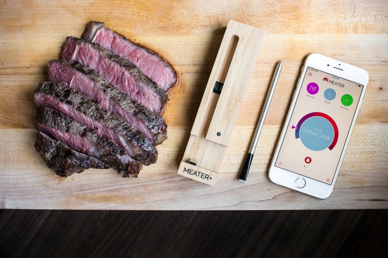 MEATER Plus Bluetooth / WLAN Grillthermometer - 50 Meter Reichweite