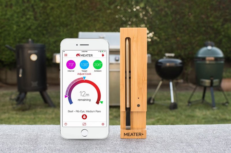 MEATER Plus Bluetooth / WLAN Grillthermometer - 50 Meter Reichweite