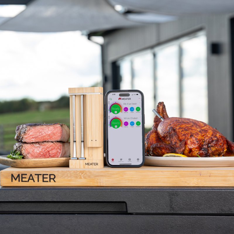 MEATER Pro Duo Bluetooth / WLAN Grillthermometer mit 2 Messfühlern - NEU 2025