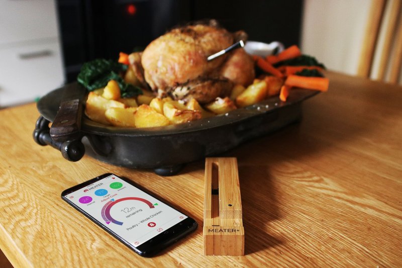 MEATER Plus Bluetooth / WLAN Grillthermometer - 50 Meter Reichweite