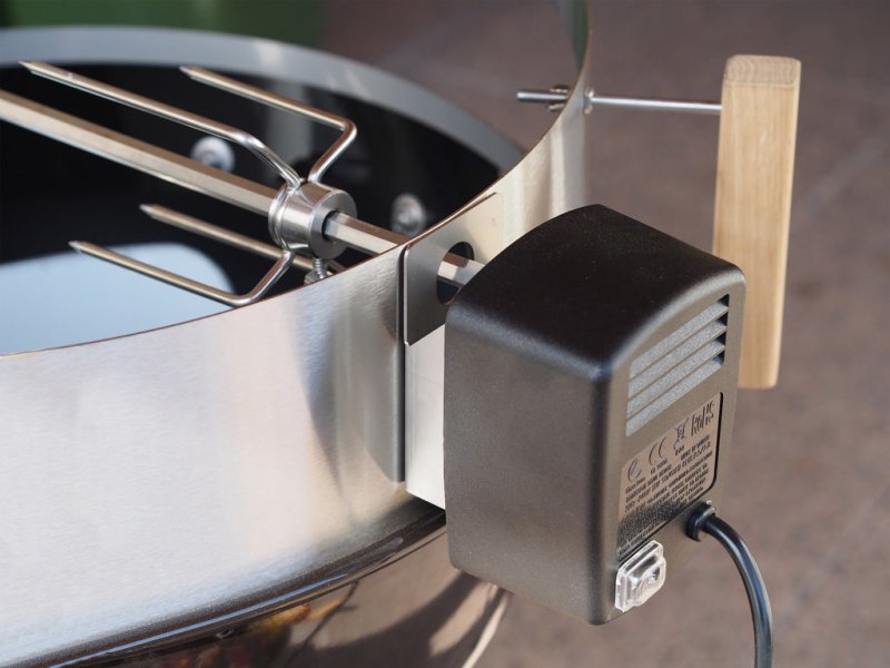 Moesta Rotisserie Set mit 230 V Motor - für 47 und 50cm PizzaRing