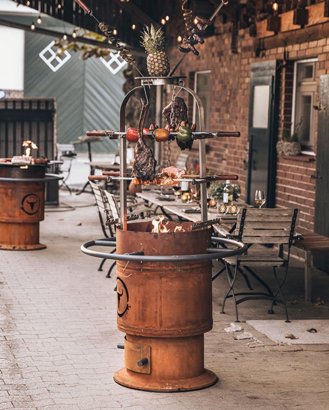 Moesta Asado Grill Aufsatz für Bandit FirePlace