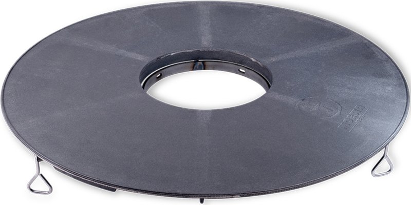 Moesta Bandit FirePlace 57 cm Durchmesser - inkl. BBQ Disk (Ø 75 cm) und Ablagebretter Bambus