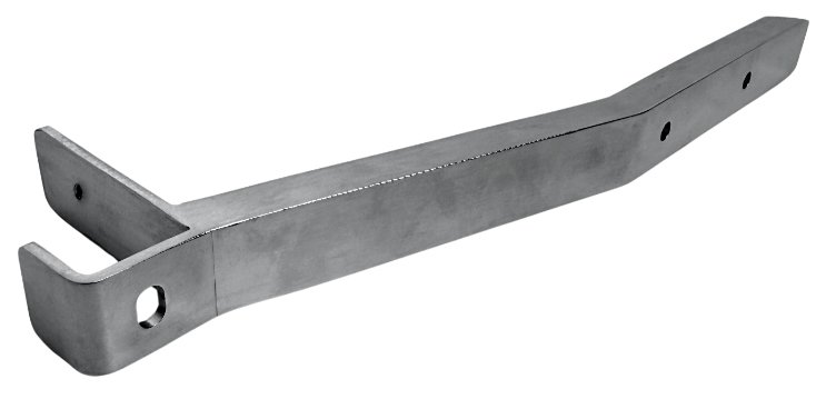 Moesta Bandit 2.0 FirePlace - Ablagebrett PaperPlank schwarz mit Halterung oben