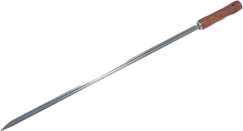 Moesta Grillspieß für Churrasco-Set aus Edelstahl 10 mm - Länge 75 cm