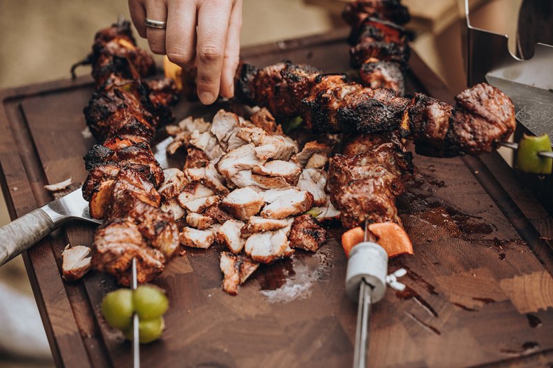 Moesta Grillspieß für Churrasco-Set / Tournado / Asado-Aufsatz / B 17 mm - Länge 85 cm