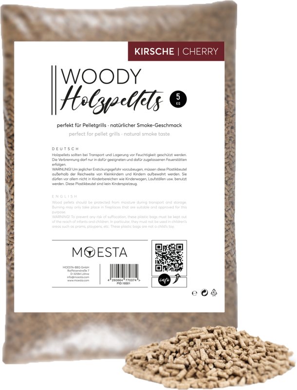 Moesta Sheriff Holz Grillpellets Kirsche (5 kg)