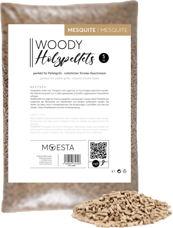 Moesta Sheriff Holz Grillpellets Mesquite (5 kg)