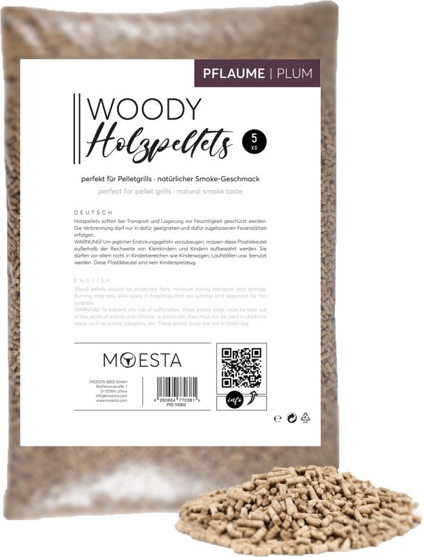 Moesta Sheriff Holz Grillpellets Pflaume (5 kg)