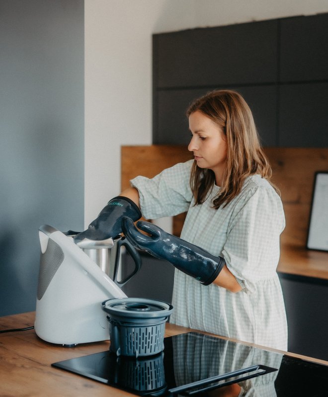 Moesta HeatPro Gloves - Grillhandschuhe aus Silikon - anthrazit in Größe XXL (11)