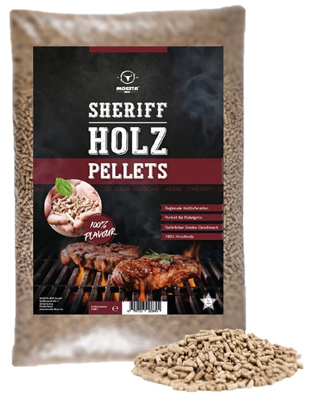 Moesta Sheriff Holz Grillpellets Kirsche (5 kg)