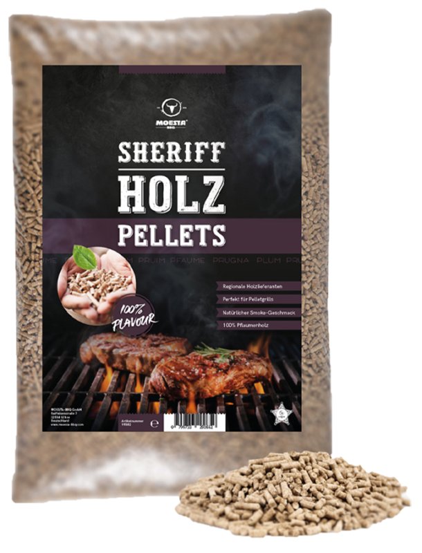 Moesta Sheriff Holz Grillpellets Pflaume (5 kg)