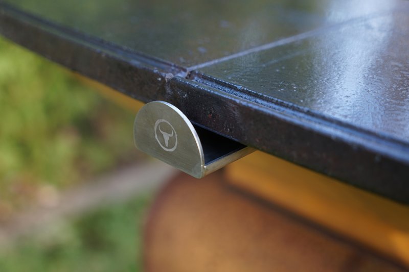 Moesta One Fireplace - Cortenstahl mit Guss Feuerplatte