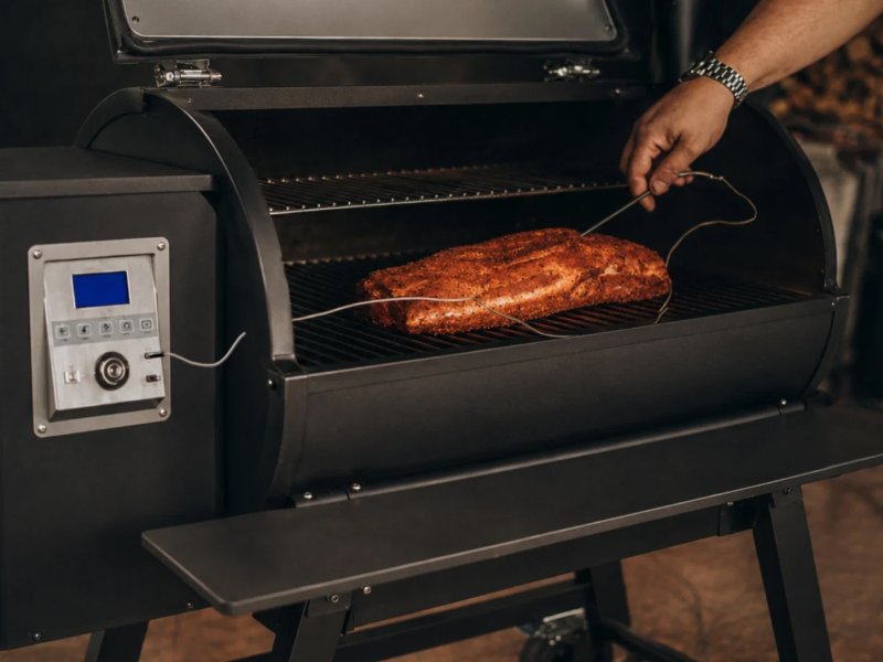 Moesta Pelletgrill Sheriff 2.0 - inkl. PaperBlank Ablagebrett grau
