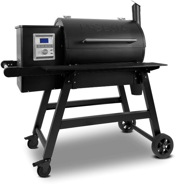 Moesta Pelletgrill Sheriff 2.0 - inkl. PaperBlank Ablagebrett schwarz