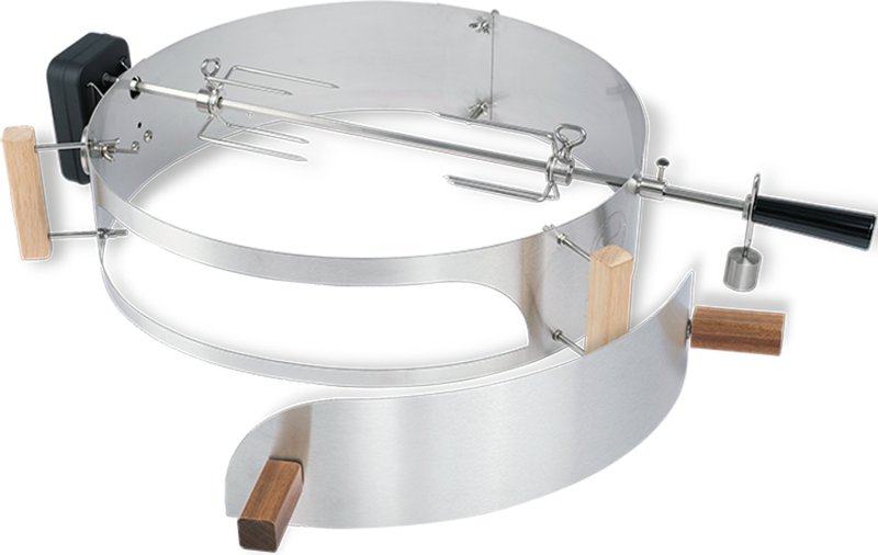 Moesta Smokin' PizzaRing - Rotisserie Set (50 cm) Batterie