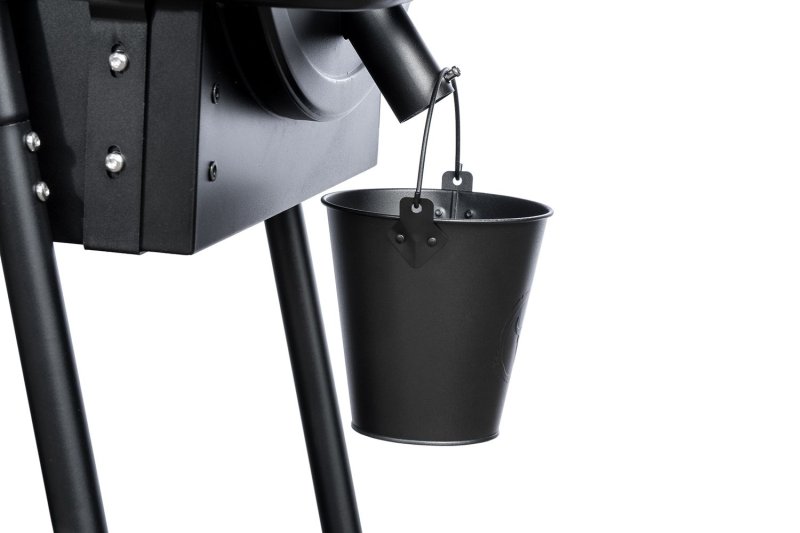 Moesta Pelletgrill Sheriff - Grillfürst Sonderedition - Mattschwarz - inkl. Abdeckhaube und Ablagebrett