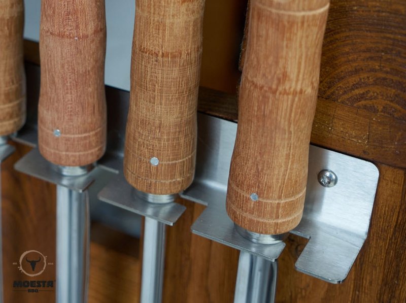 Moesta Spießhalter für 5 Churrasco Spieße