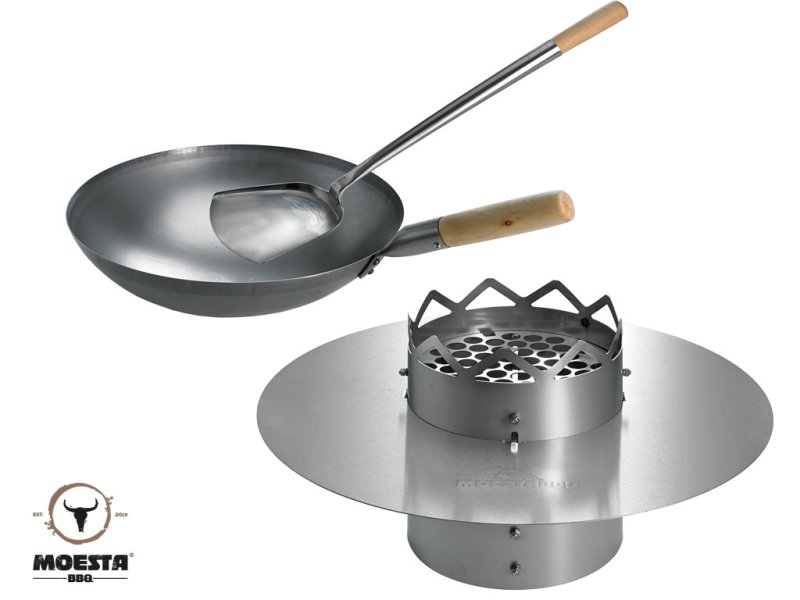 Moesta WOK'N BBQ Komplettpaket - für Kugelgrill (67cm)