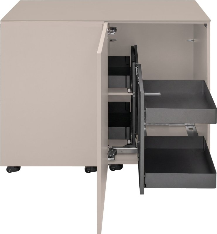 Grillfürst Moments Eckschrank mit Auszug rechts - Mediterran / Aeris - 120 cm