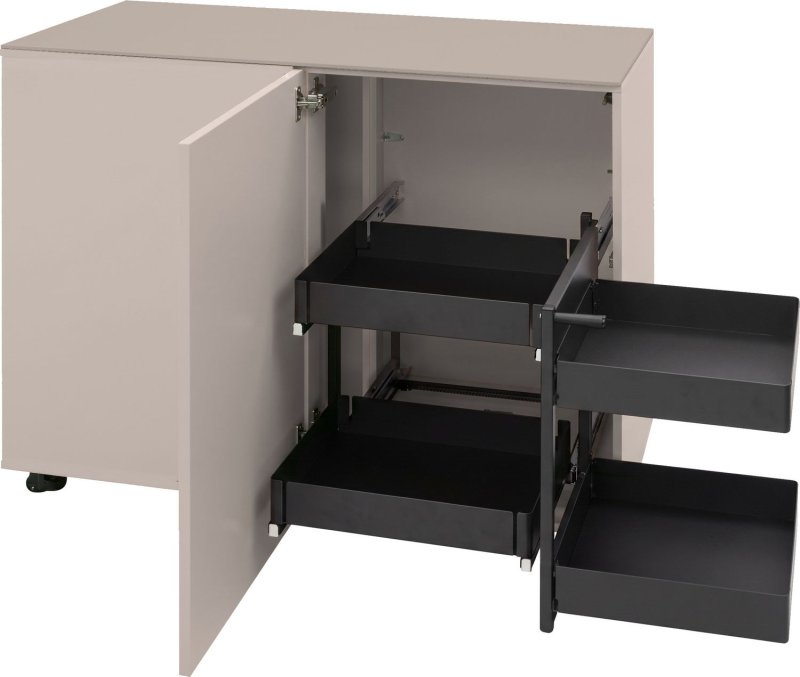 Grillfürst Moments Eckschrank mit Auszug rechts - Mediterran / Aeris - 120 cm