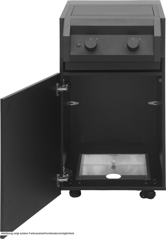 Grillfürst Moments Grillküche Einstieg mit Independence P590E Gasgrill, Independence P230E XXL Infrarotbrenner und 2 Türen mit Stauraum - Mediterran / Aeris