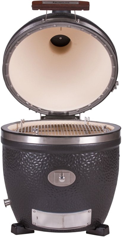 Monolith Grill AVANTGARDE.55 - satin-matt Schwarz - OHNE Gestell und Seitentische - Retoure