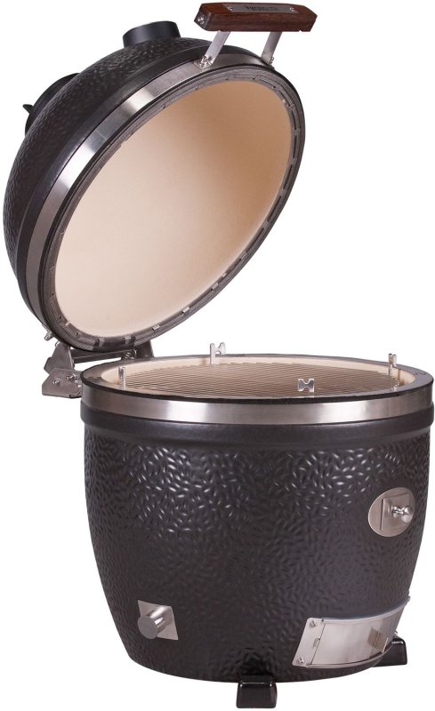 Monolith Grill AVANTGARDE.55 - satin-matt Schwarz - OHNE Gestell und Seitentische - Retoure
