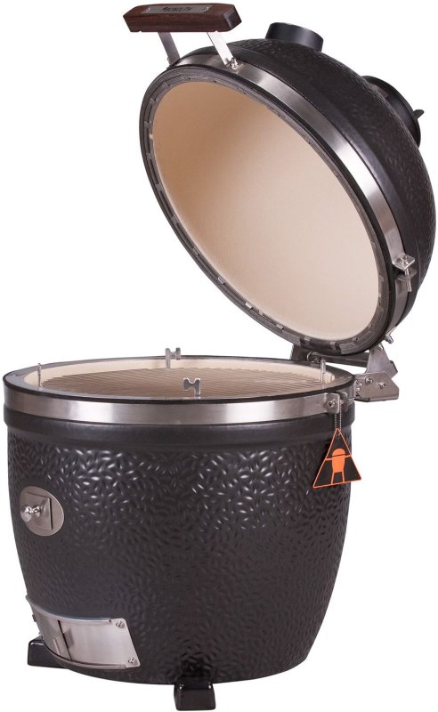 Monolith Grill AVANTGARDE.55 - satin-matt Schwarz - OHNE Gestell und Seitentische - Retoure