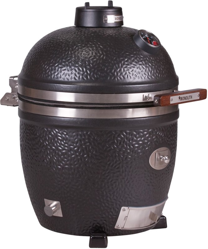 Monolith Grill AVANTGARDE.55 - satin-matt Schwarz - OHNE Gestell und Seitentische