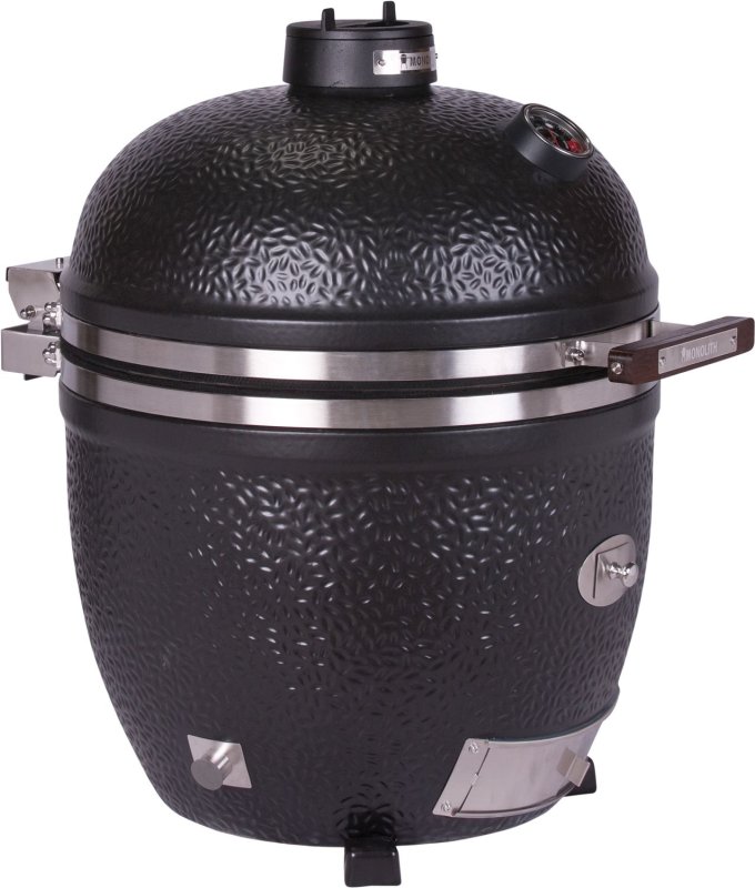 Monolith Grill AVANTGARDE.66 - satin-matt Schwarz - OHNE Gestell und Seitentische