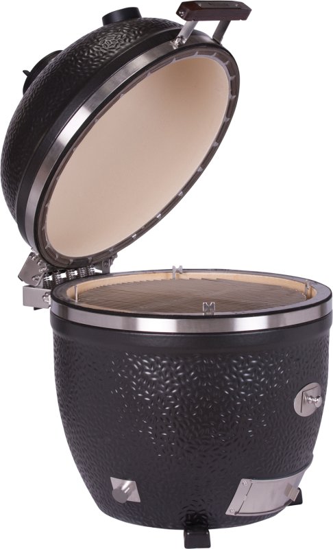 Monolith Grill AVANTGARDE.66 - satin-matt Schwarz - OHNE Gestell und Seitentische