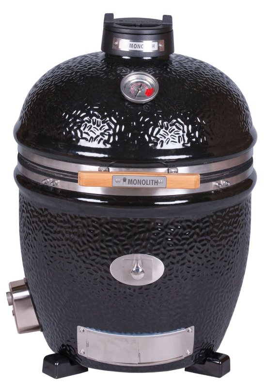 Monolith Grill CLASSIC BBQ GURU - PRO-Serie 2.0 Schwarz - OHNE Gestell und Seitentische