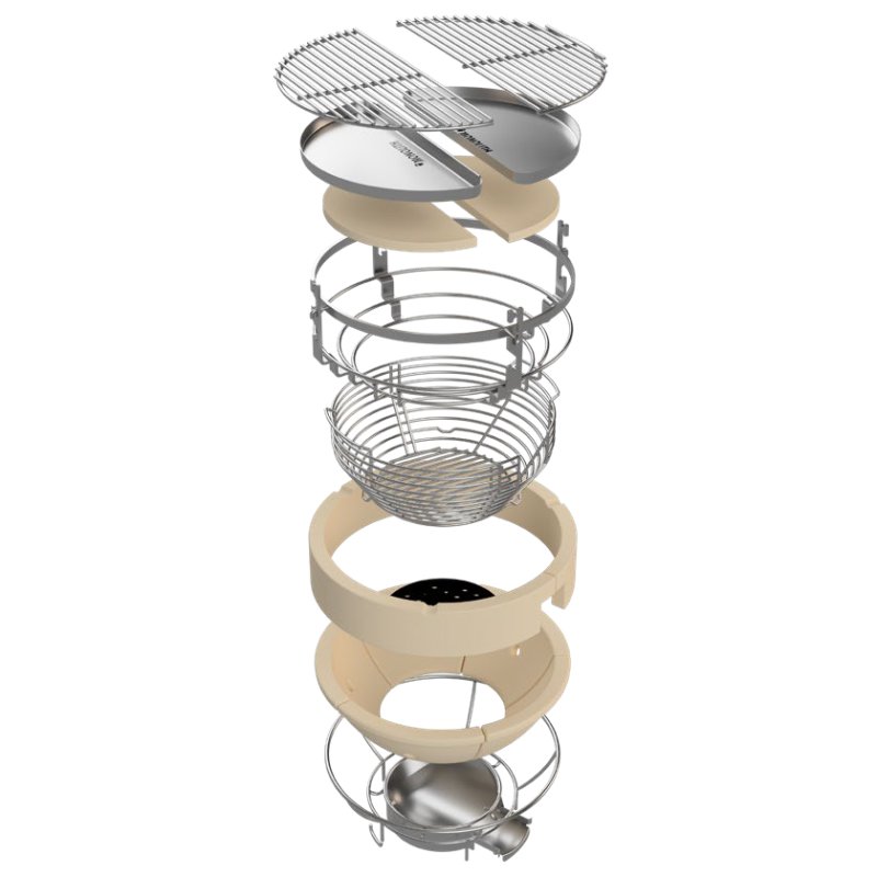 Monolith Grill TWO.66 - OHNE Gestell und Seitentische