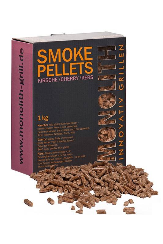 Monolith Smoke Pellets / Grillpellets Kirsche (Cherry) 1kg Karton