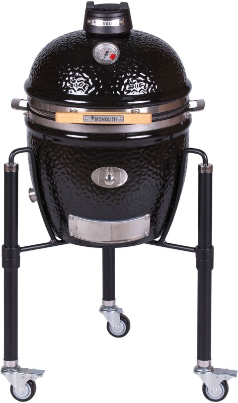 Monolith Grill Junior PRO Serie 2.0 Schwarz - MIT Gestell