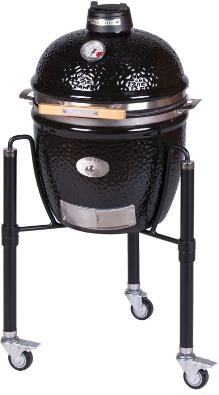 Monolith Grill Junior PRO Serie 2.0 Schwarz - MIT Gestell