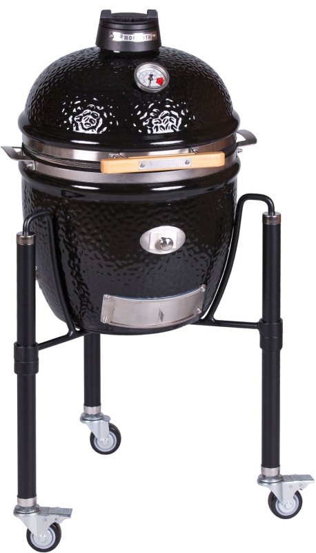 Monolith Grill Junior PRO Serie 2.0 Schwarz - MIT Gestell