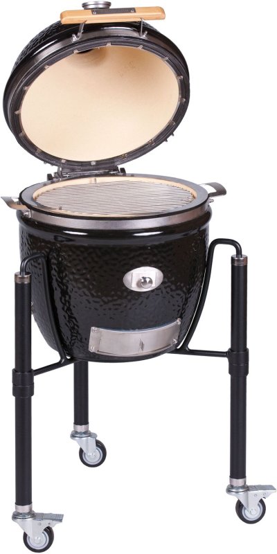 Monolith Grill Junior PRO Serie 2.0 Schwarz - MIT Gestell