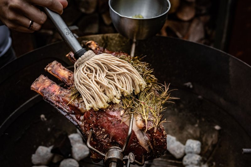 Grillfürst Ersatzkopf mit Baumwoll-Mop für 18-024 Marinierpinsel-Set