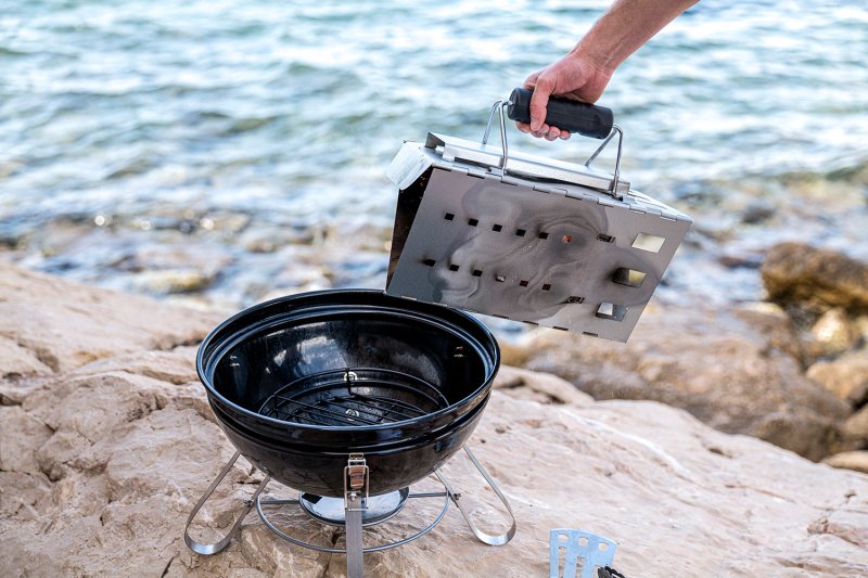 Napoleon Premium Holzkohlegrill Kugelgrill tragbar Ø 37 cm