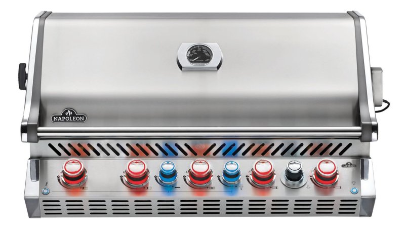 Napoleon Prestige Pro 665-3 Edelstahl Einbaugrill Gas - inkl. Drehspieß - Modell 2024