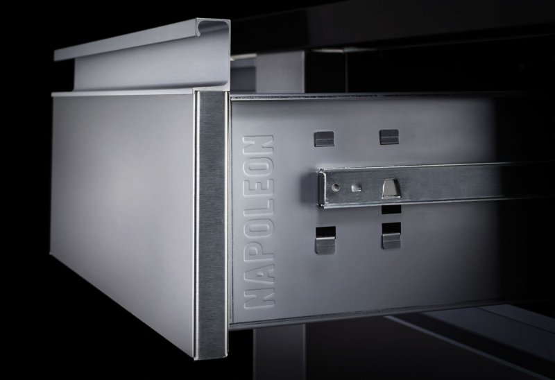 Napoleon Einbauschrank mit Tür und 2 Schubladen Kombination (115 x 50 cm)