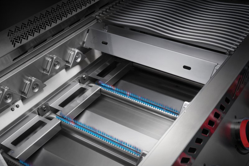 Napoleon Outdoor Küche Oasis Compact 105 mit BIG32-1 Einbaugrill und Einbau Sizzle Zone - inkl. Arbeitsplatte aus Feinsteinzeug