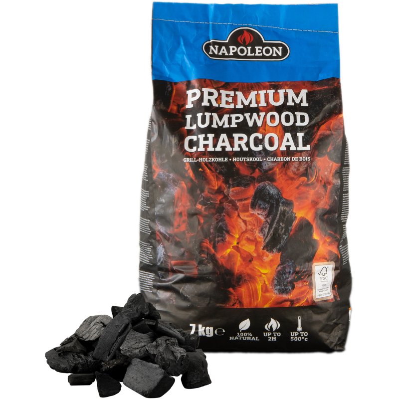 Napoleon Blackstone Premium Holzkohle 7kg
