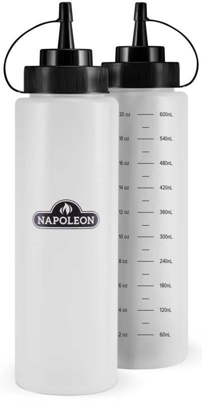 Napoleon Dosierflaschen / Squeeze Bottle 600 ml, 2er Set