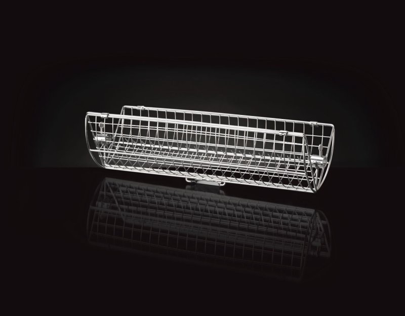 Napoleon Edelstahl Drehspießkorb mit zwei Kammern