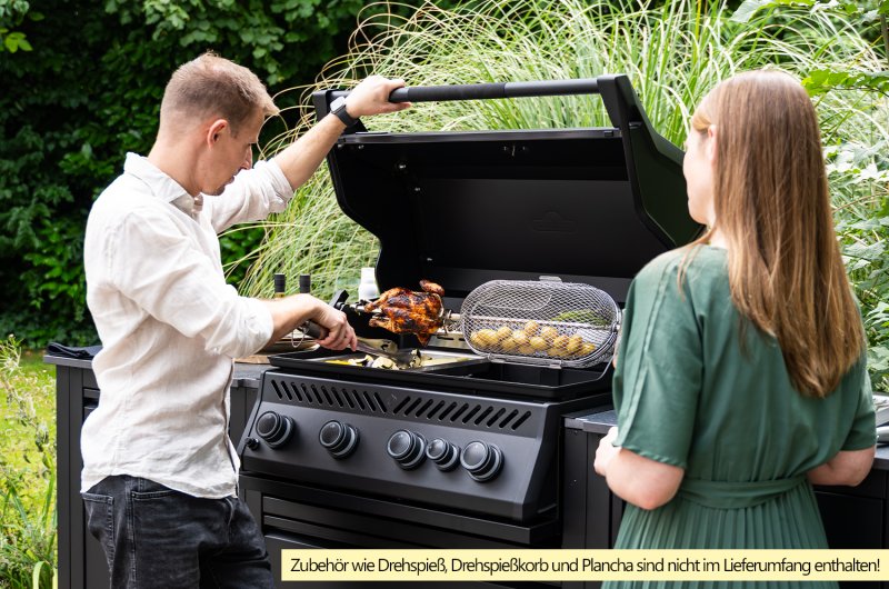 Napoleon 300-Series 32" Mattschwarz - Einbaugrill